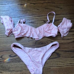 Dippin daisy eyelet bikini